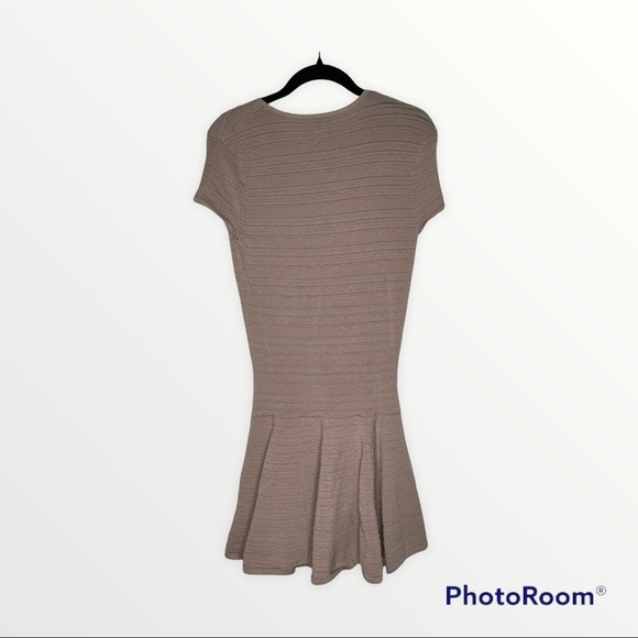 TORN BY RONNY KOBO x SHOPBOP Ribbed Cap Sleeve Vivienne Dress, Nude, Size M - Picture 9 of 9
